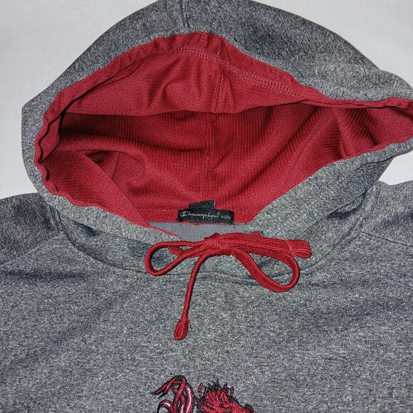 USC Gamecocks Hoodie- Embroidered Logo - Kangaroo Pocket - Men's Size Medium - Picture 7 of 12